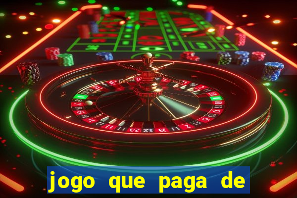 jogo que paga de verdade no pix